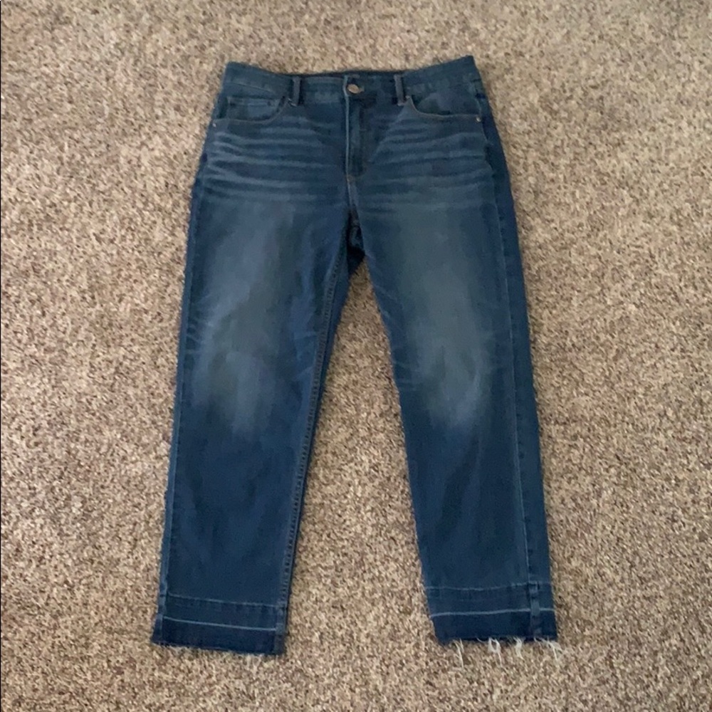 White House Black Market Slim Cropped Jeans